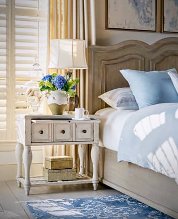 Pictured above is a nightstand included in the 50 piece Laurel Grove collection.