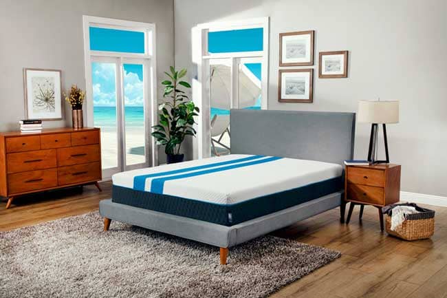 From the Rally Experience Center in its B-950 Vegas showroom, Diamond Mattress demonstrates air flow and other features of its products.