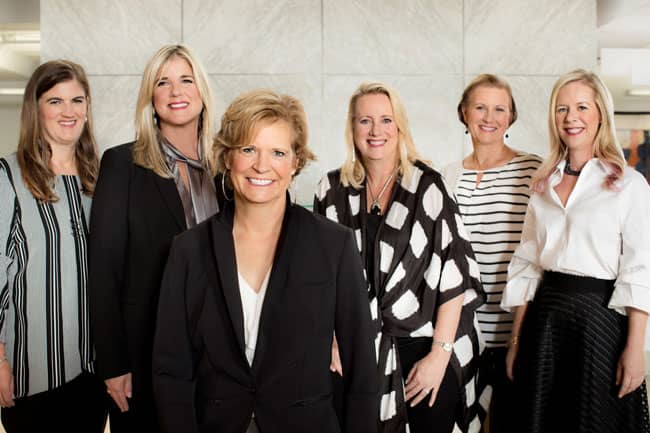 Pictured above is Joan Ulrich (center front) and the Dallas Market Center Executive Team. 