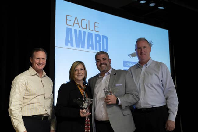 From left, Michael Thompson, CEO; Kathy Ranieri, territory manager; Dan Thigpen, western regional sales manager; Eric Jent, executive vice president of sales.