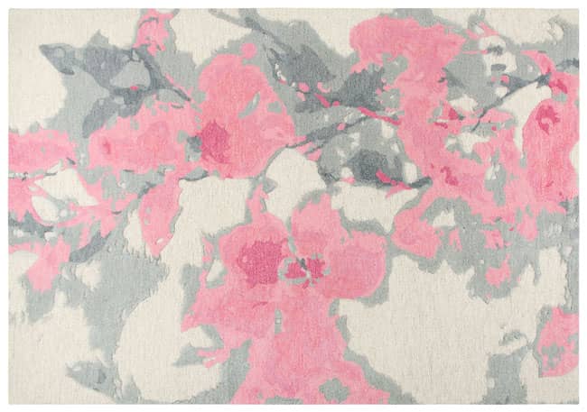 &quot;Pink Peony&quot; rug  was introduced in late 2018 at the Las Vegas Home Furnishings Market and is endorsed by City of Hope for Breast Cancer Awareness.