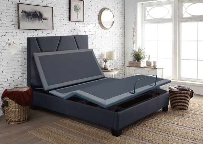 The Dream Haven adjustable base with Modern Headboard.