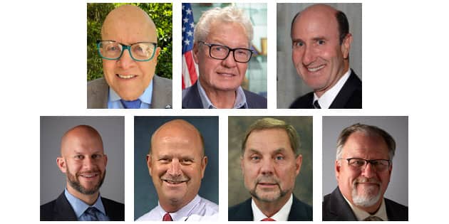 Pictured from top left: Neil Friedman, Ron Wanek, Tommy Leflein, Craig Anderson, David Koehler,  Jack Hawn and Michael Anderson. 