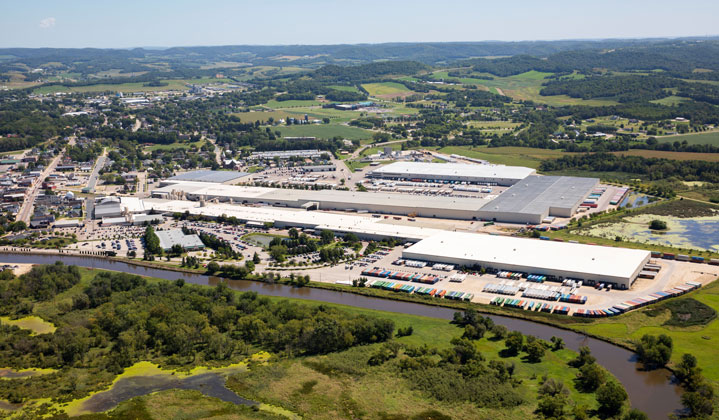 Pictured above: Ashley&#39;s Arcadia, WI advanced manufacturing and distribution facility