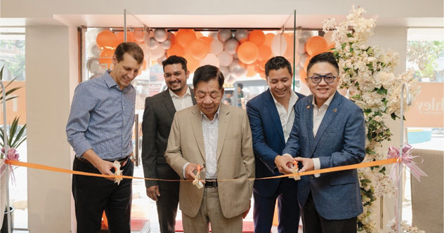 Pictured (from left to right): Jason P. Meeks, Deputy Chief of Mission, U.S. Embassy; Ram Sai Doli, International Sales, Ashley Furniture Industries; Mr. Sundar Narayan Joshi, Chairman S.N. Joshi &amp; Sons; Mr. Sudarshan Joshi, Director, S.N Joshi &amp; Sons; Robin Lim, Vice President of Sales, Asia Pacific, Ashley Furniture Industries.