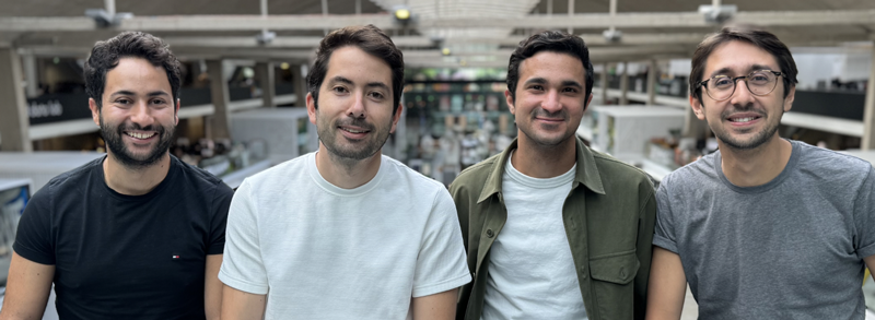 From left to right: co-founders Abdellah Lamrani, Hamza Bennis, Nabil-Toumi, Saad Bencherif